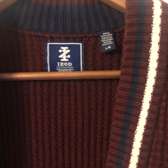 Izod button up cardigan - Picture 4 of 7